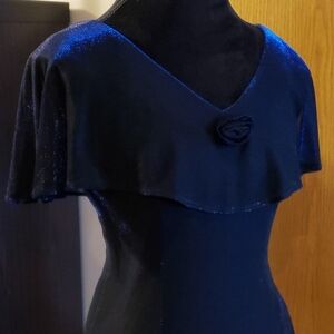 Vintage molly mallory evening wear shimmer dress